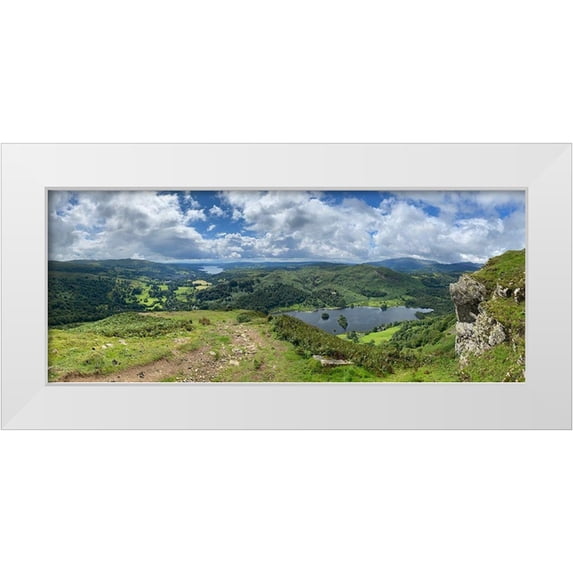 Bay, Noah 18x10 White Modern Wood Framed Museum Art Print Titled - From the Top