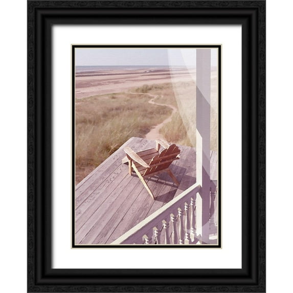Bay, Noah 19x24 Black Ornate Wood Framed with Double Matting Museum Art Print Titled - Hamptons House