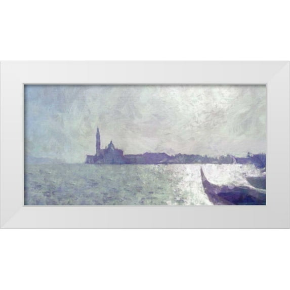 Bay, Noah 32x18 White Modern Wood Framed Museum Art Print Titled - Venice Light II
