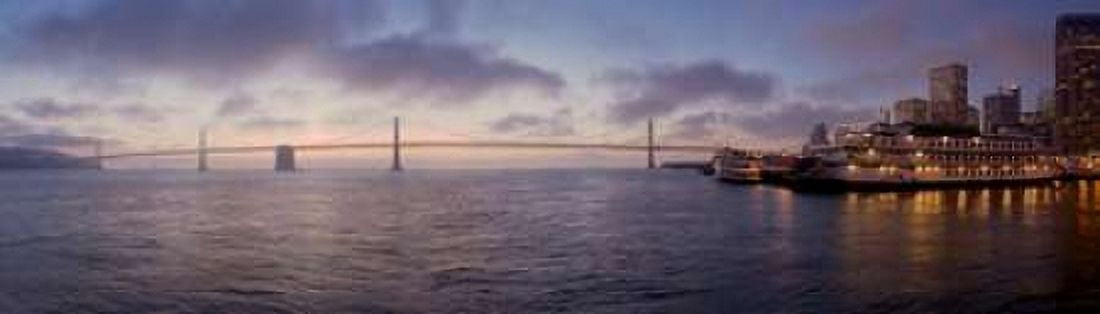Bay Pano - 119 Canvas Art - Alan Blaustein (12 x 36)