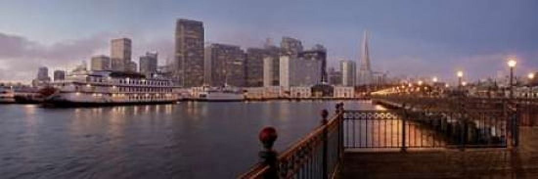 Bay Pano - 120 Canvas Art - Alan Blaustein (12 x 36)