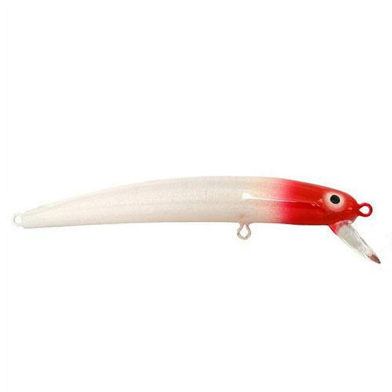 Bay Rat Lures, Long Shallow, Red Head Pearl