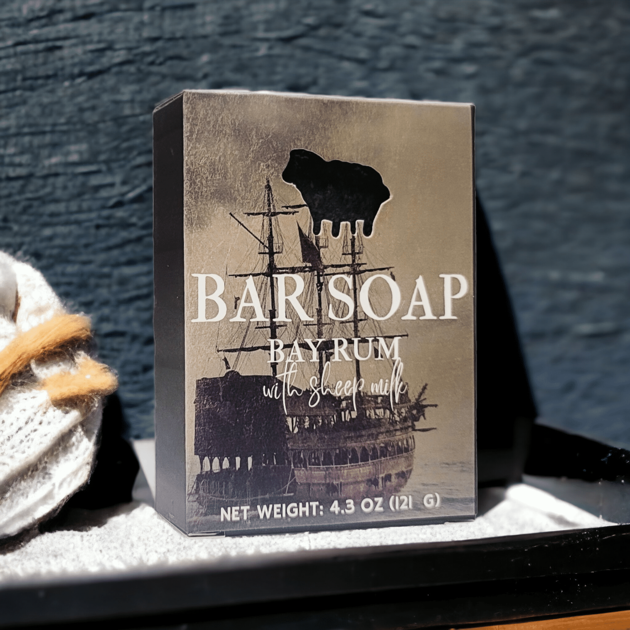 Bay Rum Bar Soap with Sheep Milk
