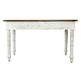thumbnail image 1 of Bay Solid Wood Hand Carved Console Table in Brown, 1 of 3
