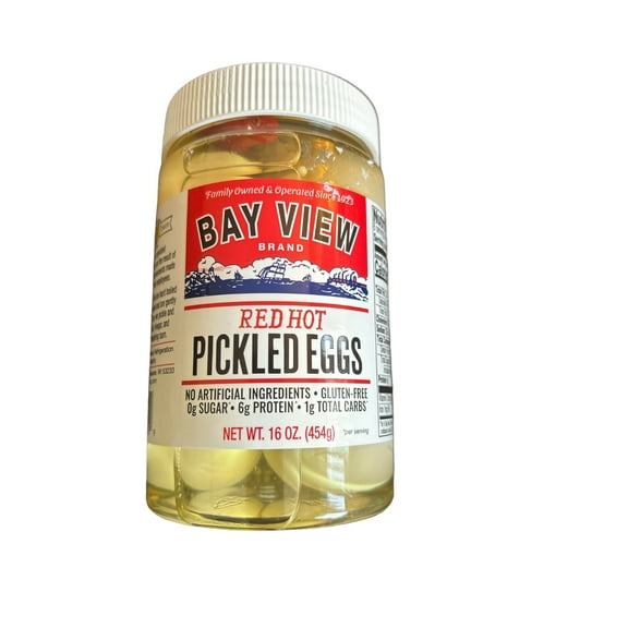 Bay View Red Hot Pickled Eggs 16 oz