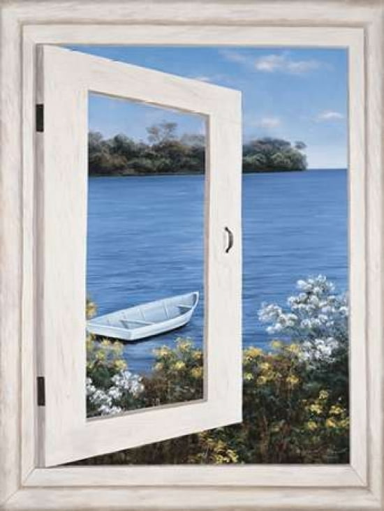 Bay Window Vista I Canvas Art - Diane Romanello (18 x 24)
