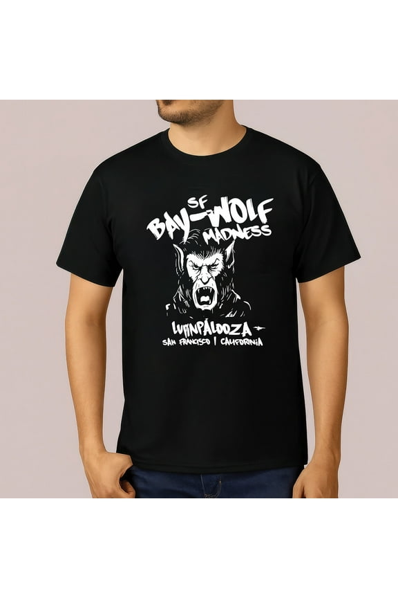 Bay Wolf Madness San Francisco California T-Shirt