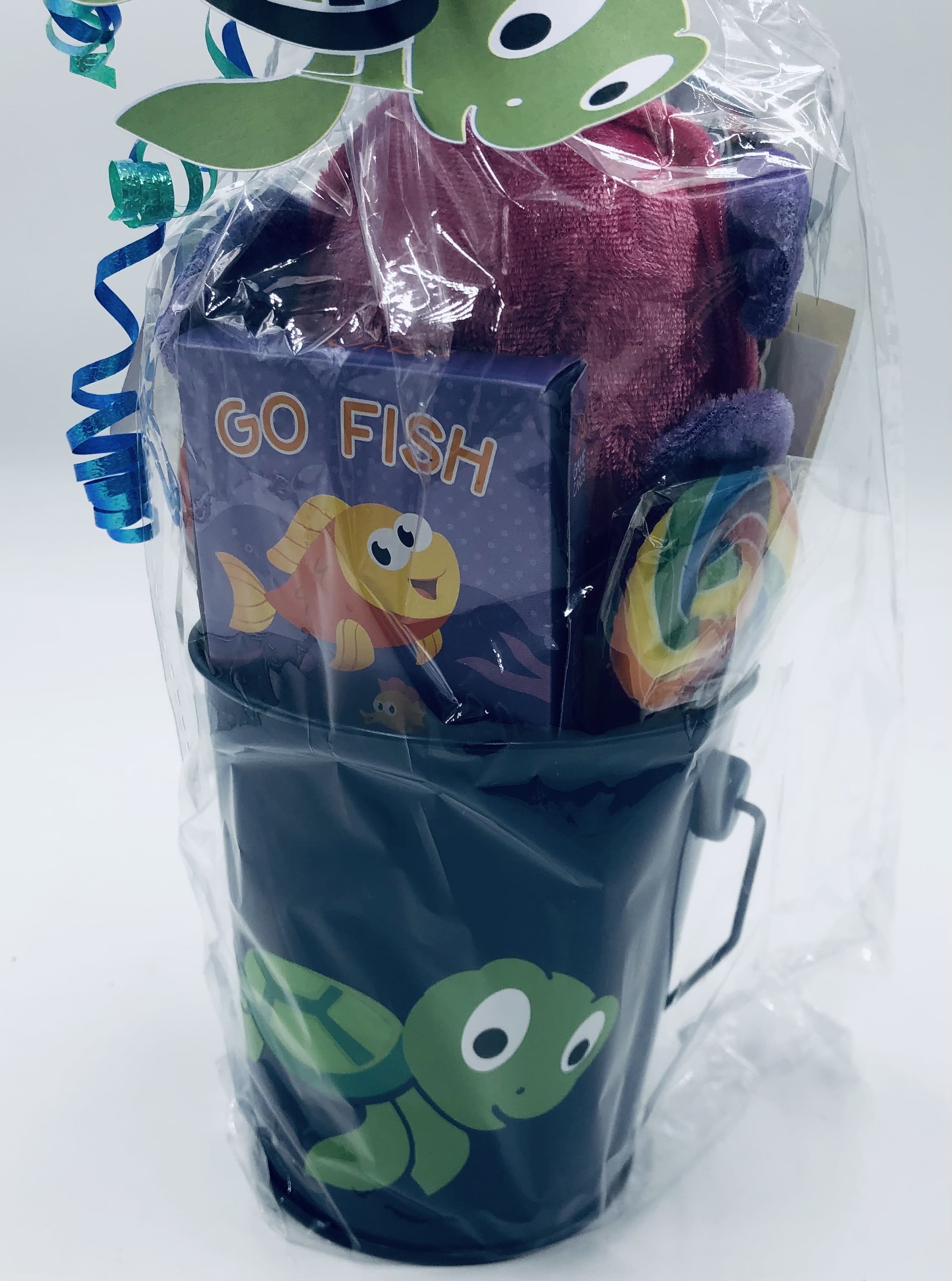 Timeless Desserts Turtle Gift Basket Sea Life Personalized Birthday Ocean Theme Crafts