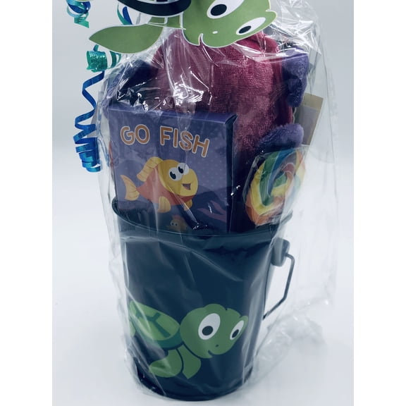 Timeless Desserts Turtle Gift Basket Sea Life Personalized Birthday Ocean Theme Crafts