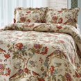 thumbnail image 1 of Bay colony quilts by Patch Magic Finch Orchard Queen Quilt with two pillow shams  set, 1 of 2
