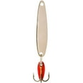 thumbnail image 1 of Bay de Noc Swedish Pimple Jigging Spoon 1/3oz Nickel, 1 of 3