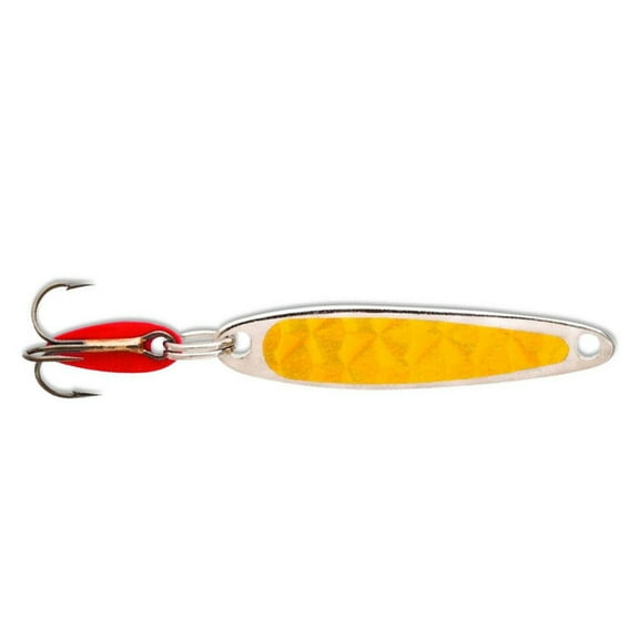 Bay de Noc Swedish Pimple Jigging Lure, Prism Yellow, 1/10oz, 1in, 2ZY