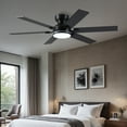 thumbnail image 1 of BayDay 52" RGB Ceiling Fan with LED Lights, Remote/App Control, Quiet DC Motor, 6-Speed, Energy Efficient, 1 of 8