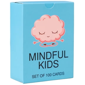 BayWel - 100 Mindfulness Conversation Starter Cards for Kids, Parents, Teachers, and Counselors