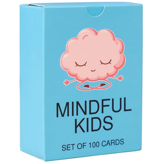 BayWel - 100 Mindfulness Conversation Starter Cards for Kids, Parents, Teachers, and Counselors