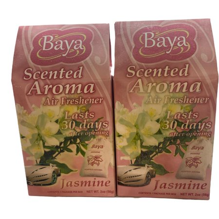 Baya Scented Aroma Air Fresher Lasts 30 Days After Opening Jasmine 2 Pack