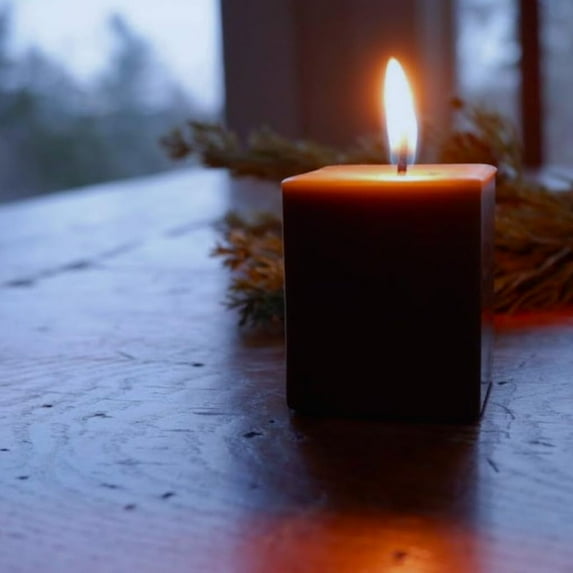 Bayberry Beeswax Blend Square Votive Candle - 4 Pack