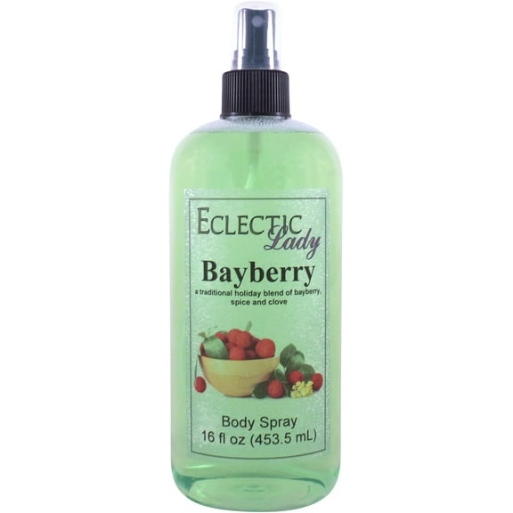 Bayberry Body Spray, Eclectic Lady, Hydrating Mist, Unisex, 16 oz