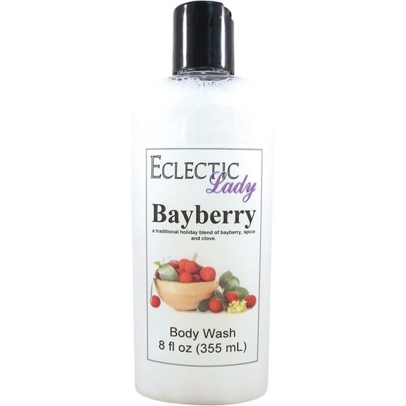 Bayberry Body Wash by Eclectic Lady, Liquid Shower Gel for Women and Men, 8 Ounces