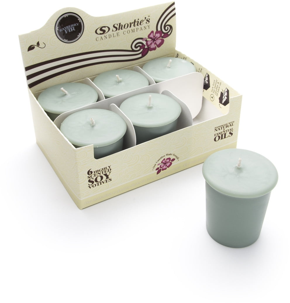 Bayberry Fir Soy Votive Candles Scented with Natural Fragrance Oils