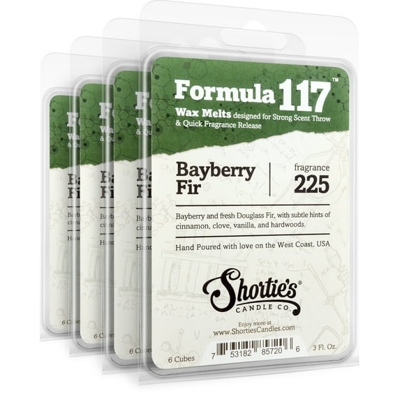 Bayberry Fir Wax Melts Bulk Pack - Highly Scented + Natural Oils - Shortie's Candle Company
