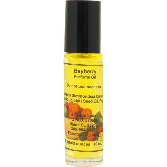 Bayberry Perfume Oil, 0.3 Oz Portable Roll-On Fragrance