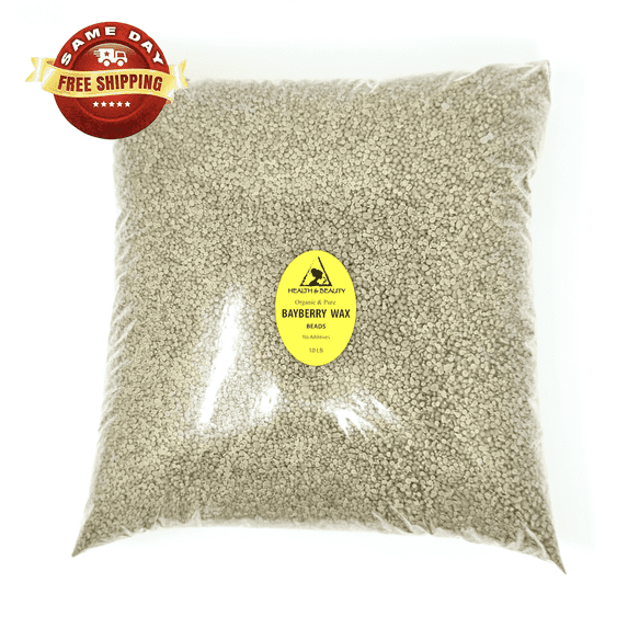 Bayberry Wax Organic Vegan 100% Pure Pastilles Beads 10 lb