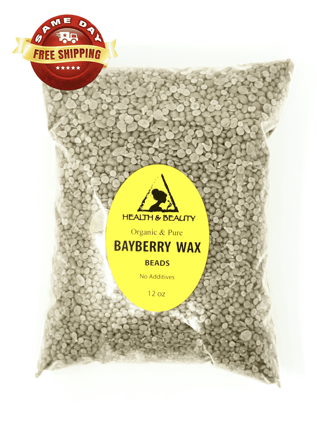 Bayberry Wax Organic Vegan 100% Pure Pastilles Beads 12 oz