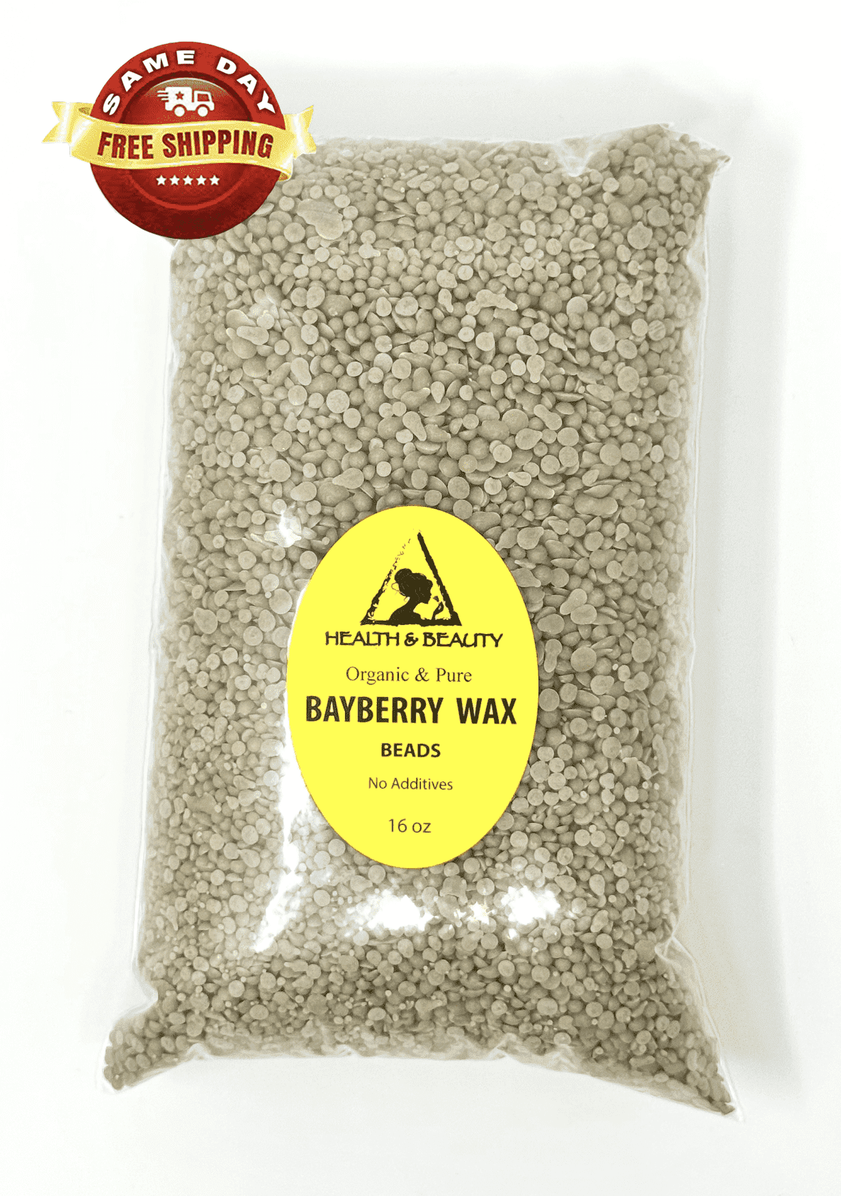 Bayberry Wax Organic Vegan 100% Pure Pastilles Beads 16 oz, 1 lb