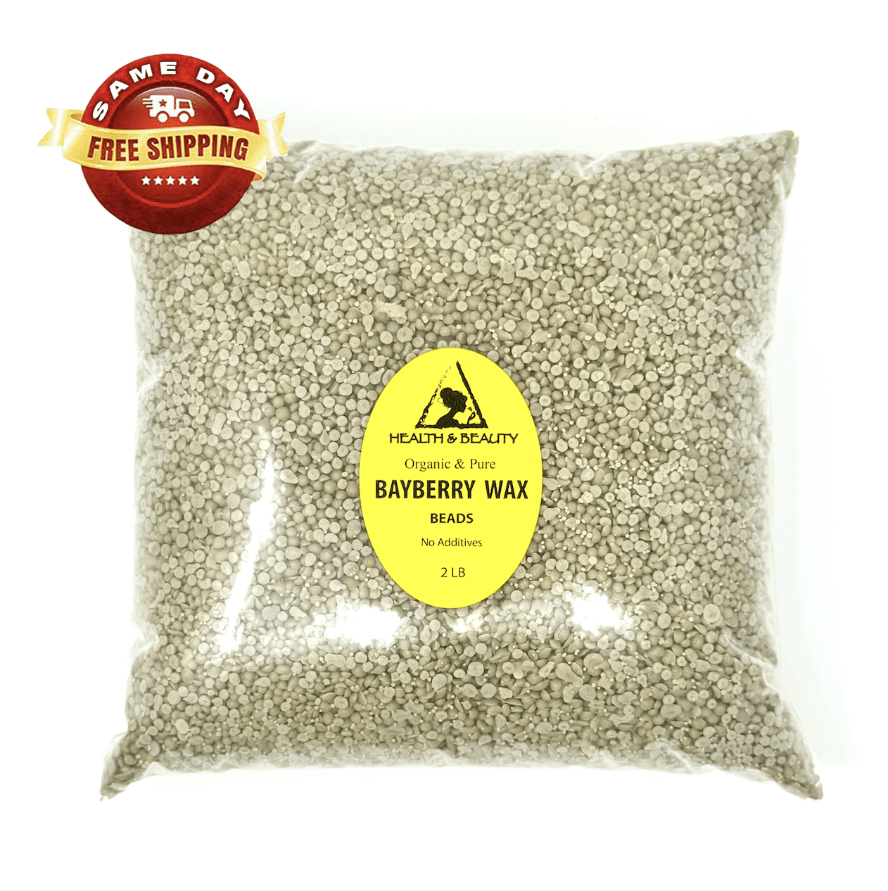 Bayberry Wax Organic Vegan 100% Pure Pastilles Beads 32 oz, 2 lb ...