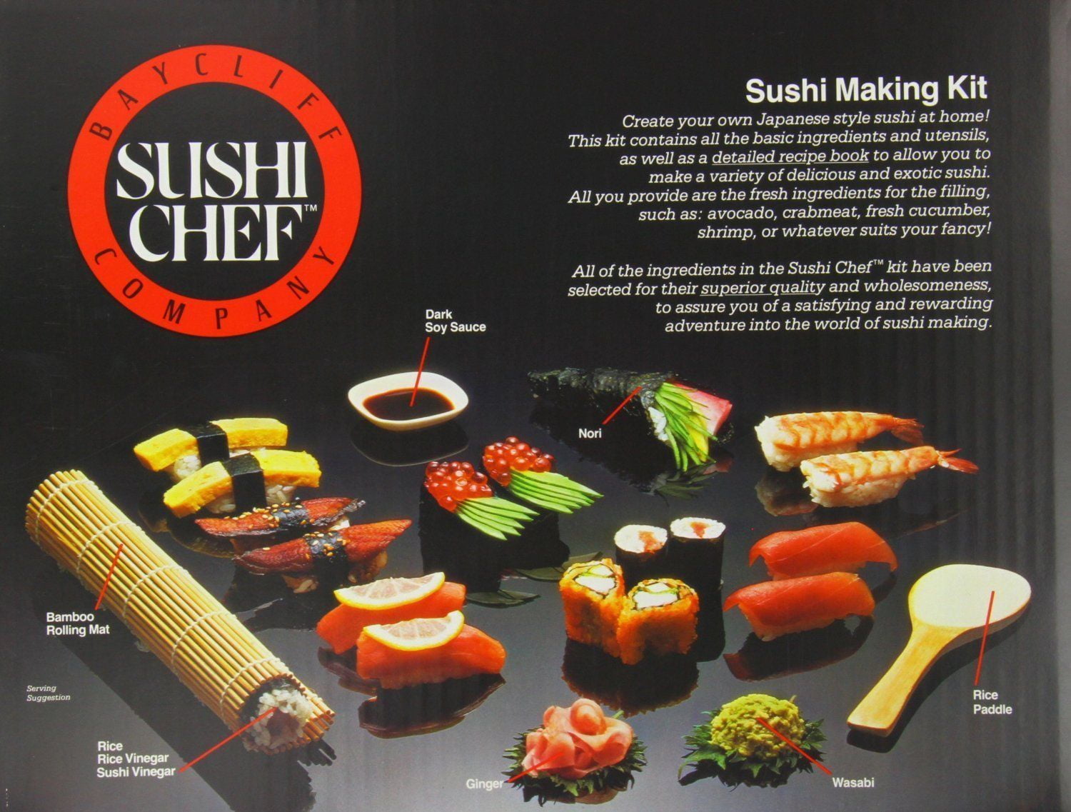 MiFan Sushi Box - SUSHI Preparation Ingredients Set. The kit includes the  necessary ingredients for making sushi at home. Free plasticized sushi  manual : : Grocery