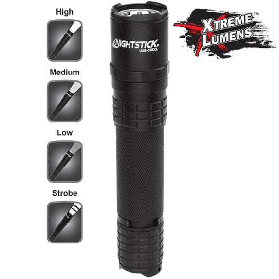 Bayco 900 Lumen Recharge USB Tact Flashlight