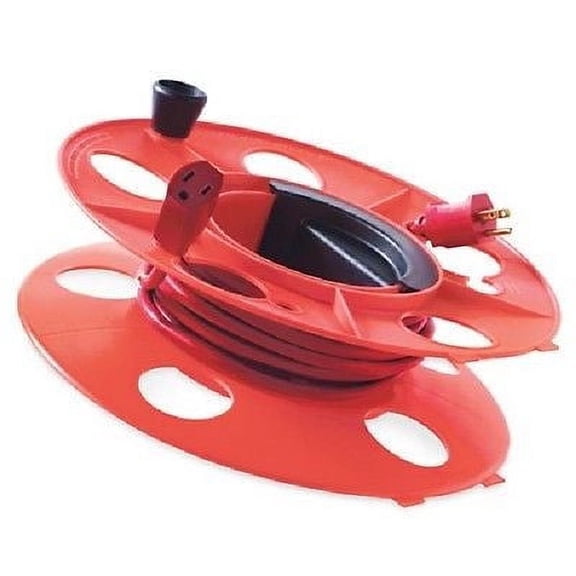 Bayco KW-130 13" Heavy Duty Orange Extension Cord Storage Reel - Quantity of 12