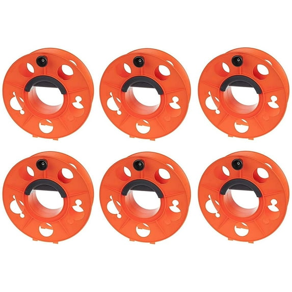 Bayco KW-130 Cord Storage Reel with Center Spin Handle, 150-Feet 6-Pack