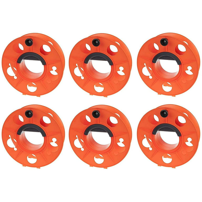Bayco KW-130 Cord Storage Reel with Center Spin Handle, 150-Feet 6-Pack 