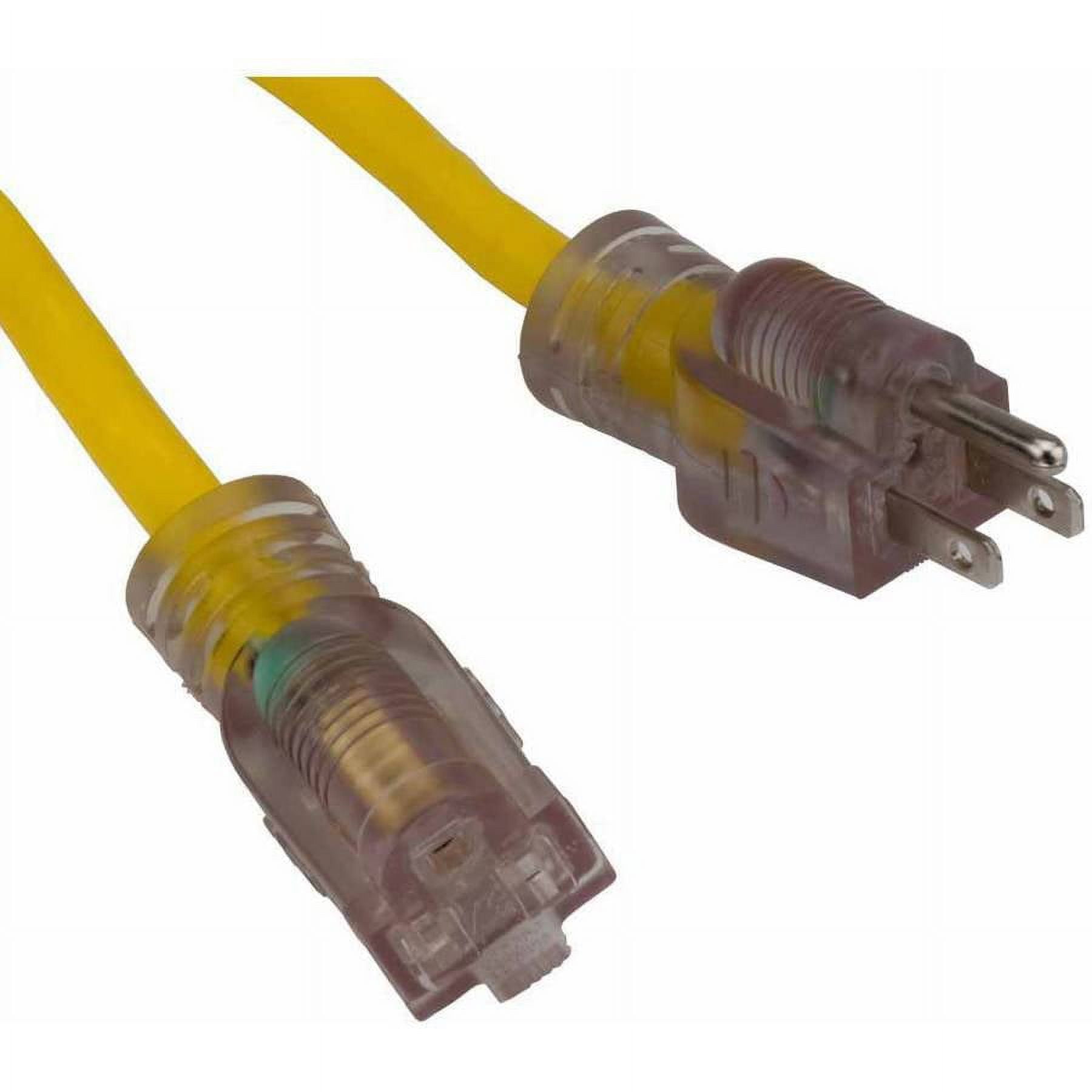 Bayco SL774L 10/3Gauge Extension Cord with Single Lighted Outlet, 100