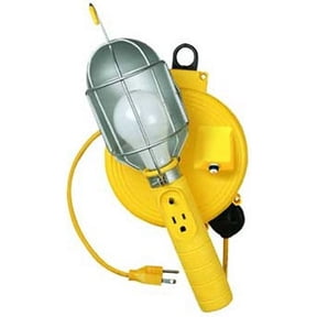 Bayco SL450 - Incandescent Trouble Light - 20 18/3 With Tap On Retractable Reel