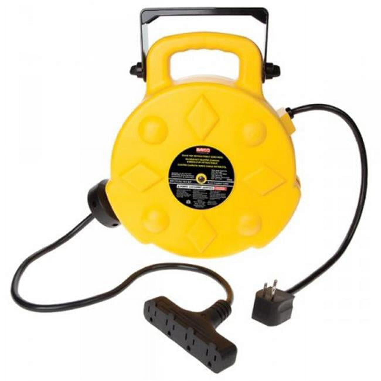 Bayco SL8904 Professional QuadTap Extension Cord 50 12/3 On