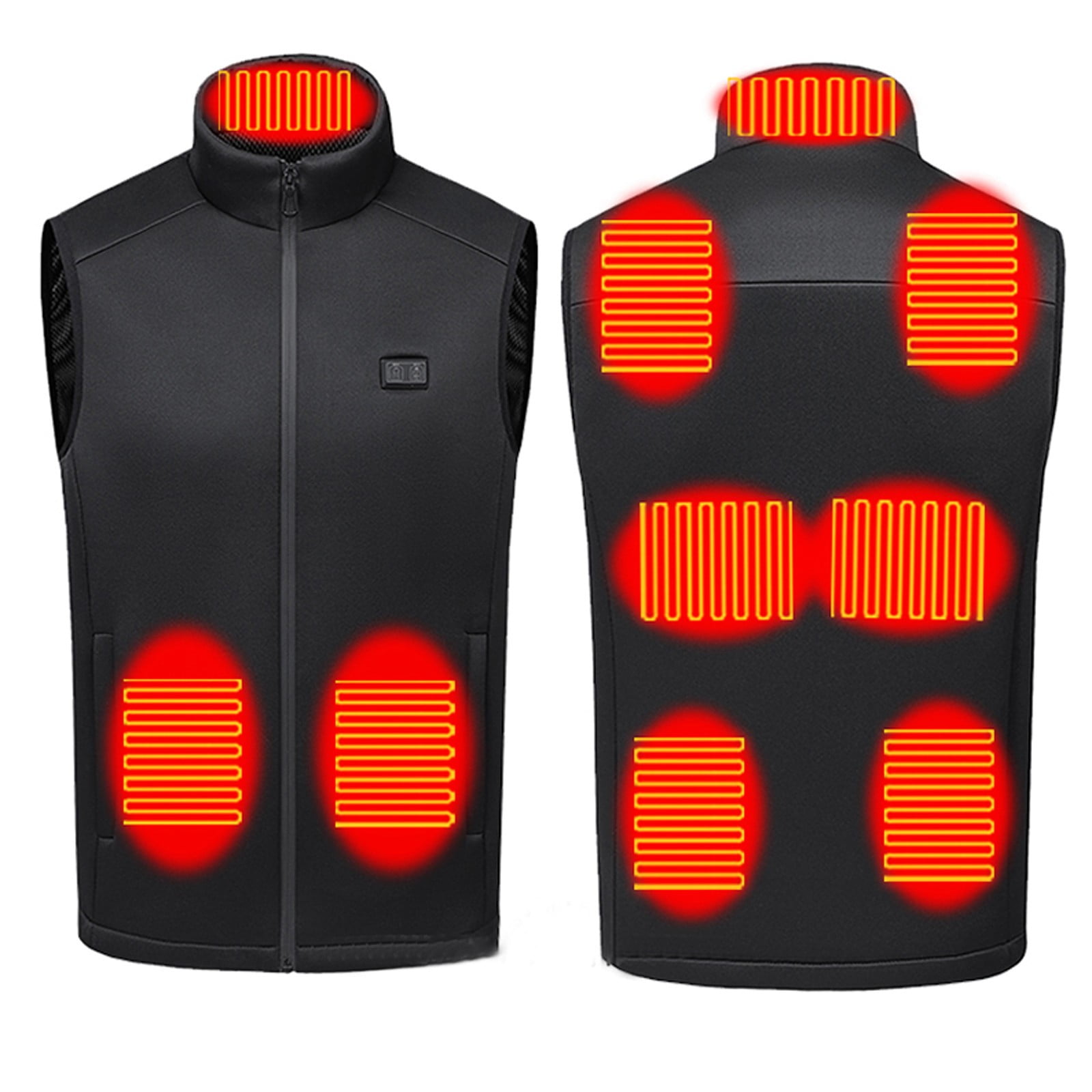 Baycosin Heated Vest for Men, Smart Controller with Lightsout Design