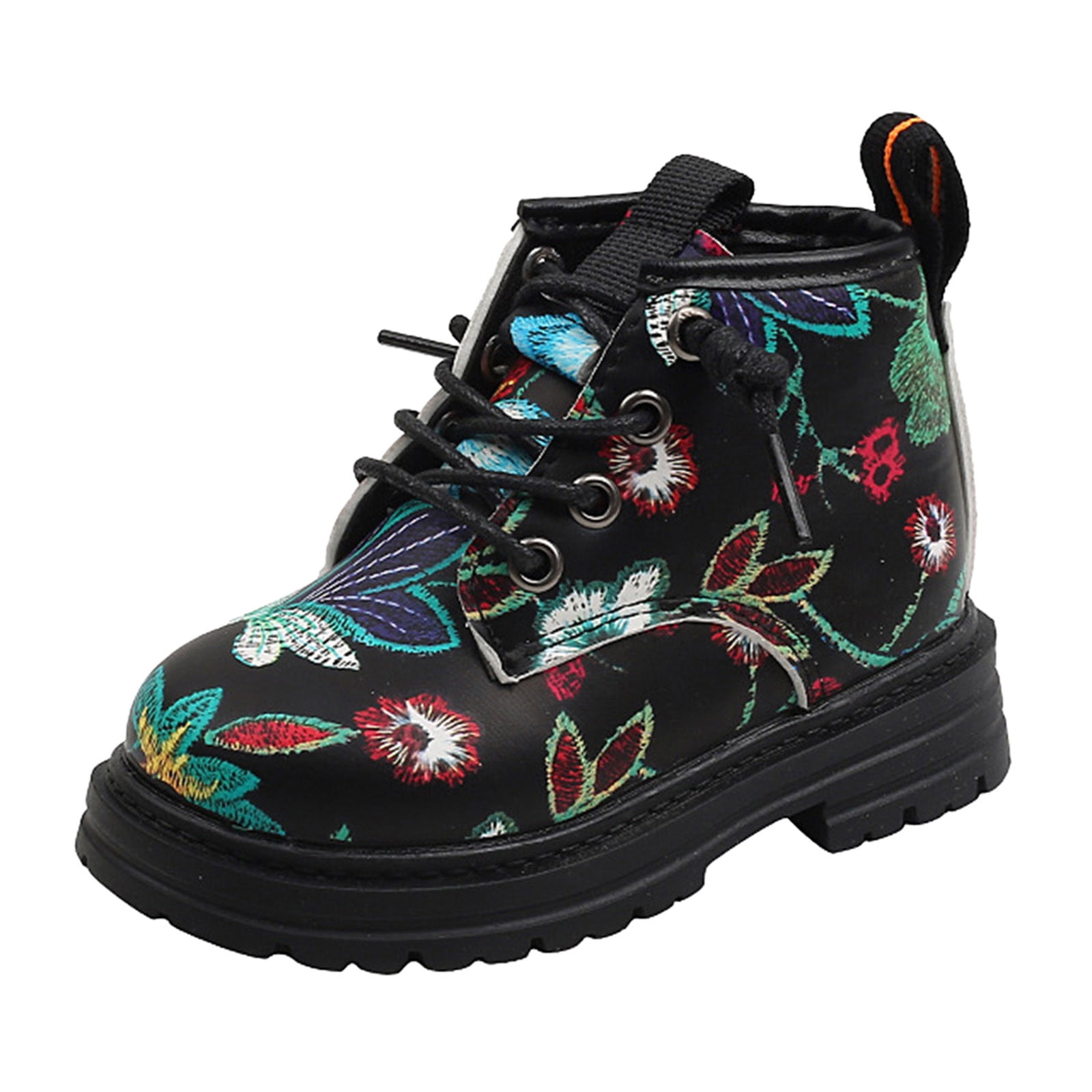 Baycosin Boys Girls Low Heels Ankle Boots Unisex Kids Booties Toddlers Little Kids Big Kids