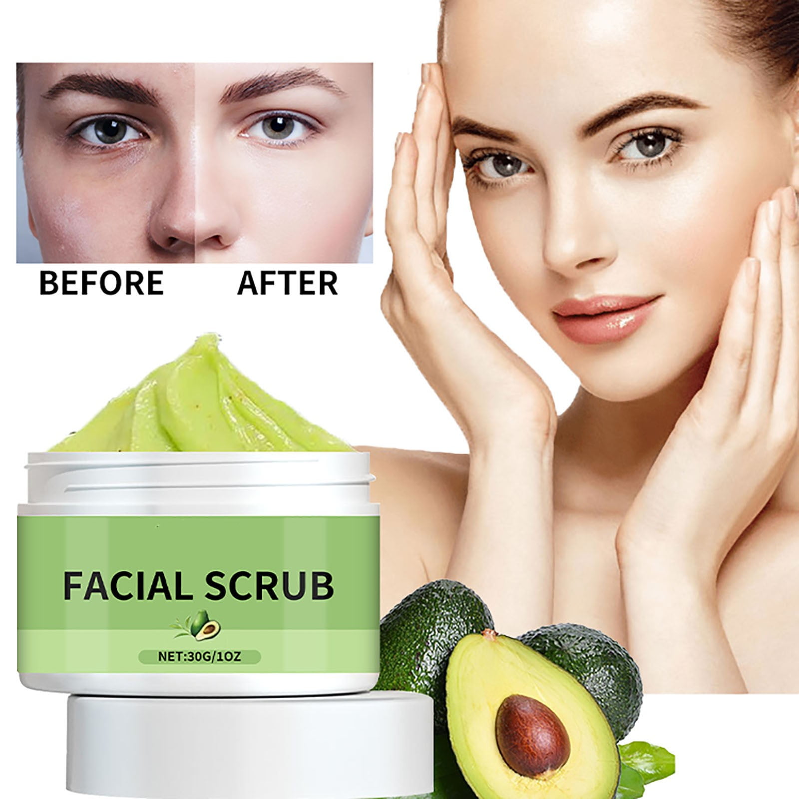 Baycosin WIYUN Facial Scrub; Exfoliating Facial Scrub; Scrub Face Wash