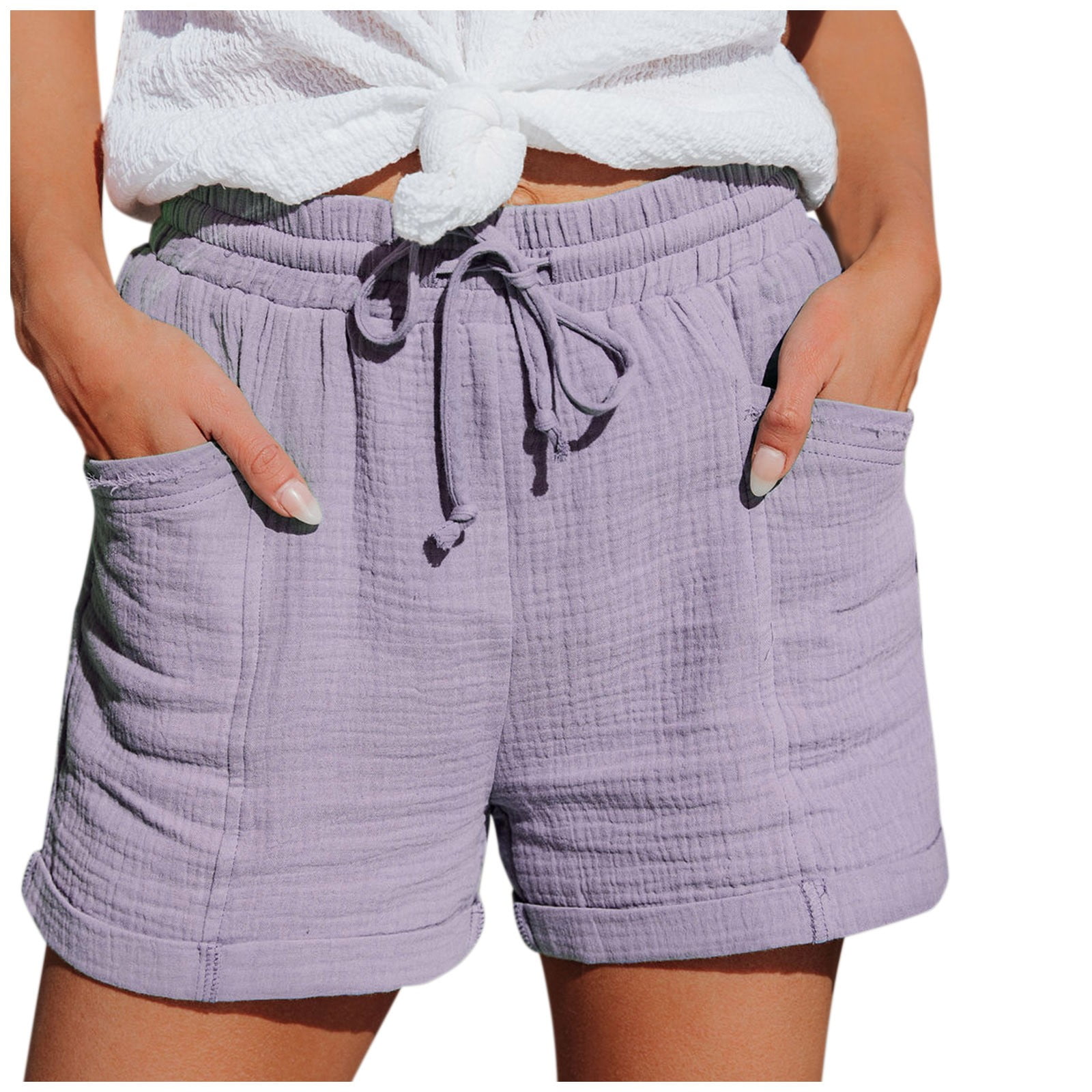 Baycosin Women Straight Leg Casual Pants High Waist Sports Loose  