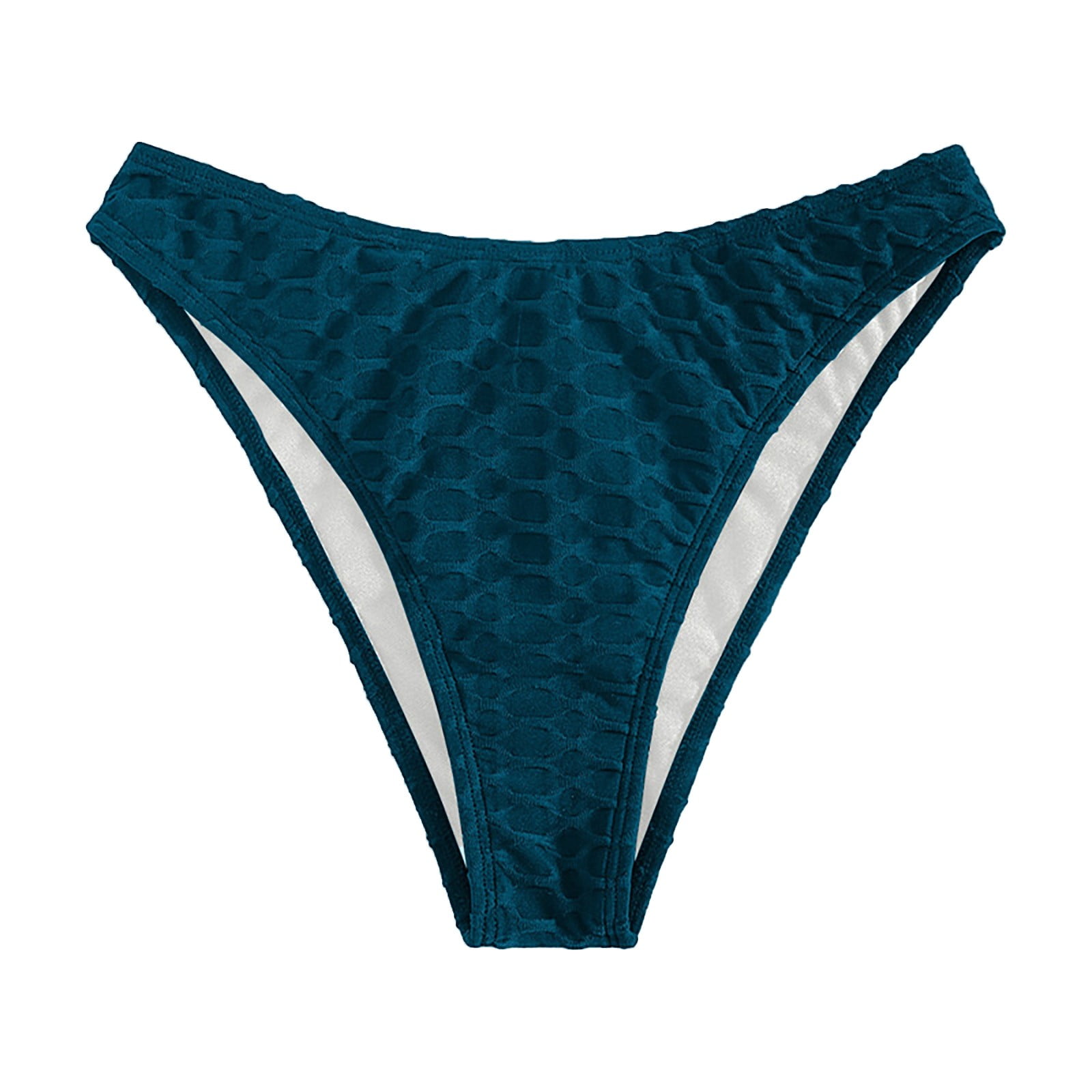Baycosin Women's High Cut Swimwear Solid Color Beach Bikini Panty for ...