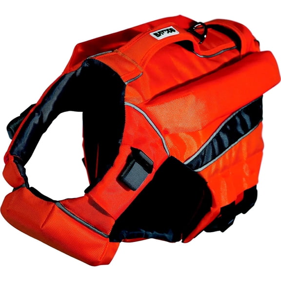 Baydog Monterey Bay Off Shore Life Jacket, Orange, (Size: Medium)