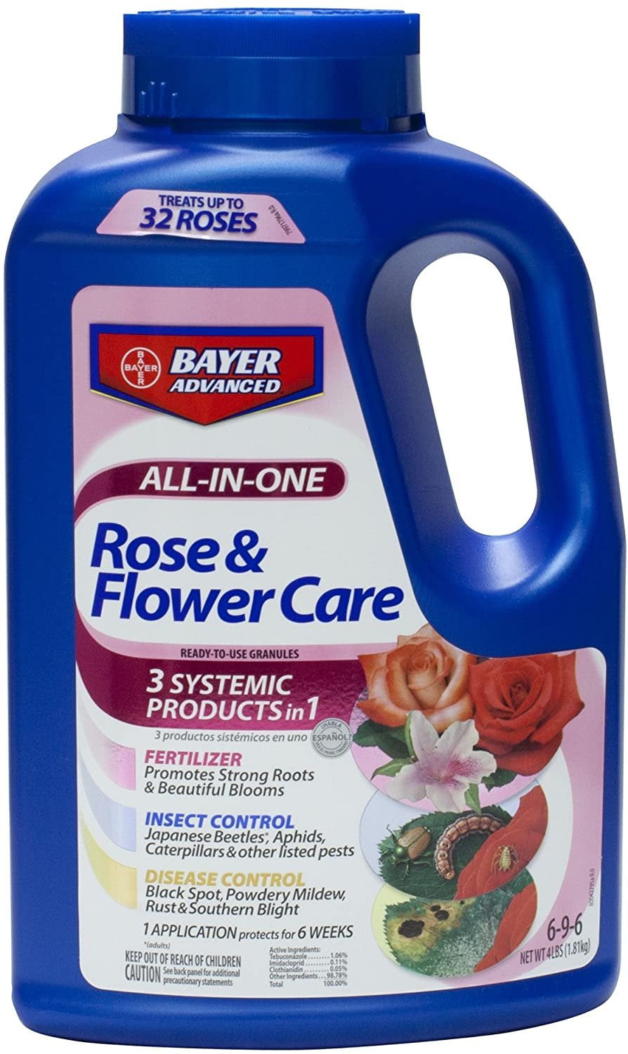 Bayer Advanced 701110A AllInOne Rose & Flower Care, 4 lb. Fertilizer