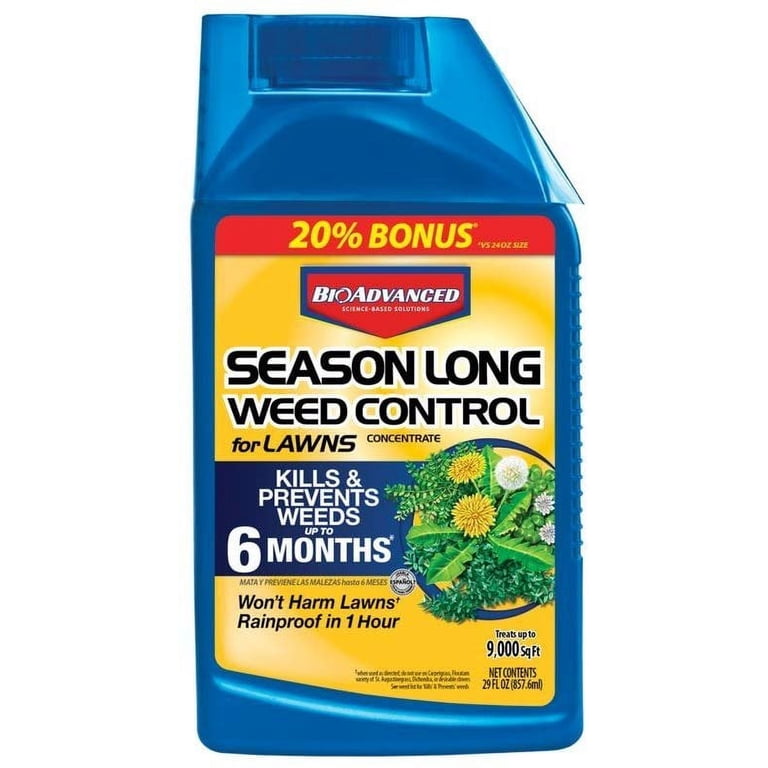 SBM Life Science Season Long Weed Control for Lawn Concentrate - Weed  Killer - 29 oz  Residential Use, Standard Application