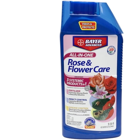 Bayer Advanced All In One Rose & Flower Care - Insecticide, Child-Resistant - 32 oz — Residential Use, Standard Application