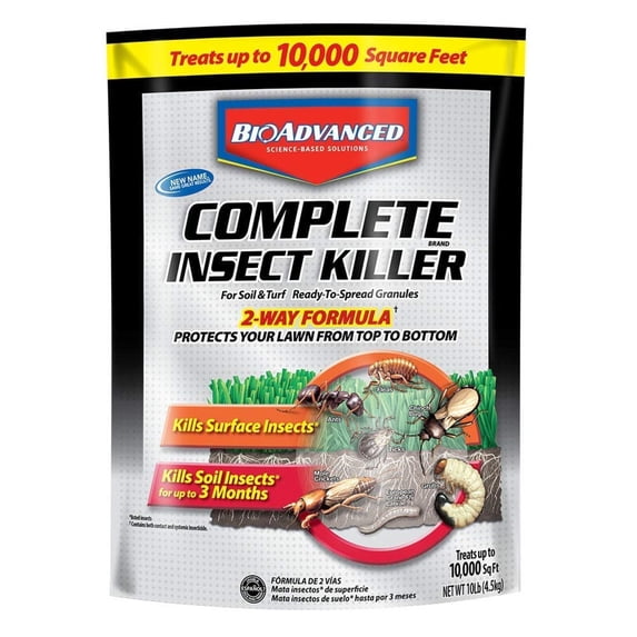 Bayer Advanced Complete Soil & Turf Insect Killer for Lawns, 10 Lb.