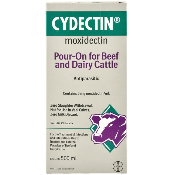 Cydectin Pouron for Beef and Dairy Cattle