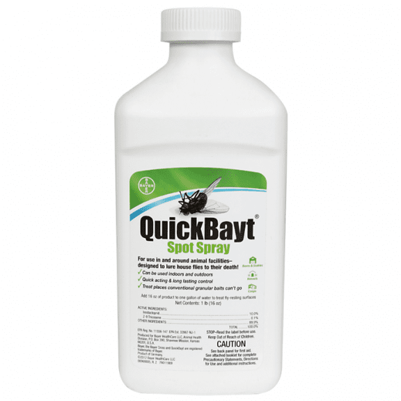 Bayer Animal Health D-Quickbayt Spot Fly Bait Spray 16 Ounce